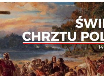 Powiększ obraz: Chrzest Polski - plakat
